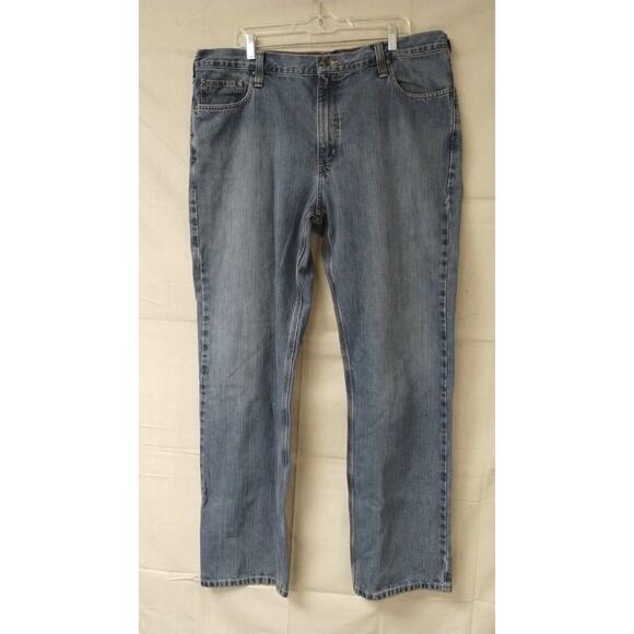 Carhartt Jeans Mens 40X34 Blue Medium Wash Measured 40x31 - Picture 1 of 10